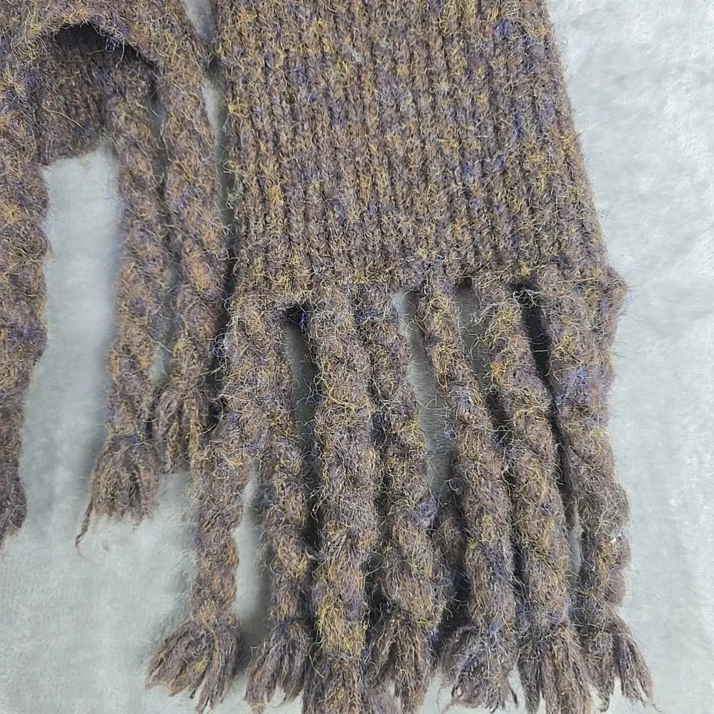 Anthropologie Braided Fringe Scarf ~102
